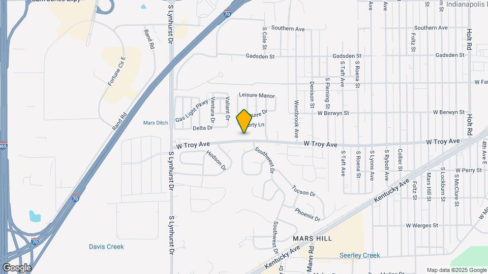 4838 W Troy Ave Map and Location Details