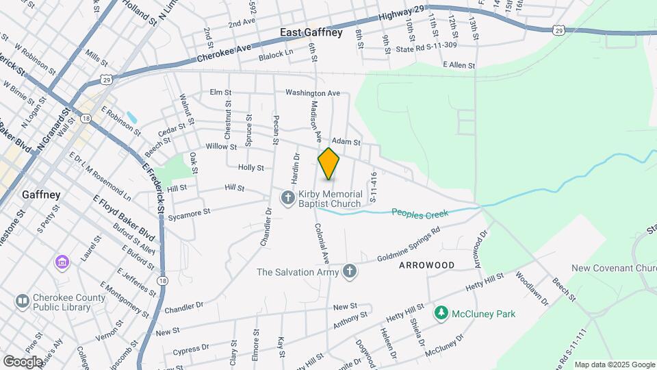 414 Barclay Ave Mapa y Detalles de la Ubicación