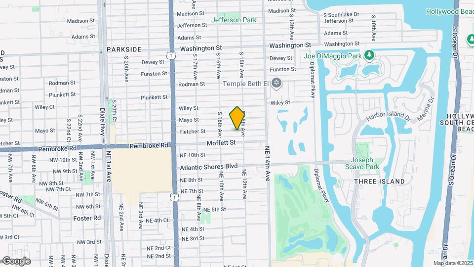 1512 Fletcher St Map and Location Details