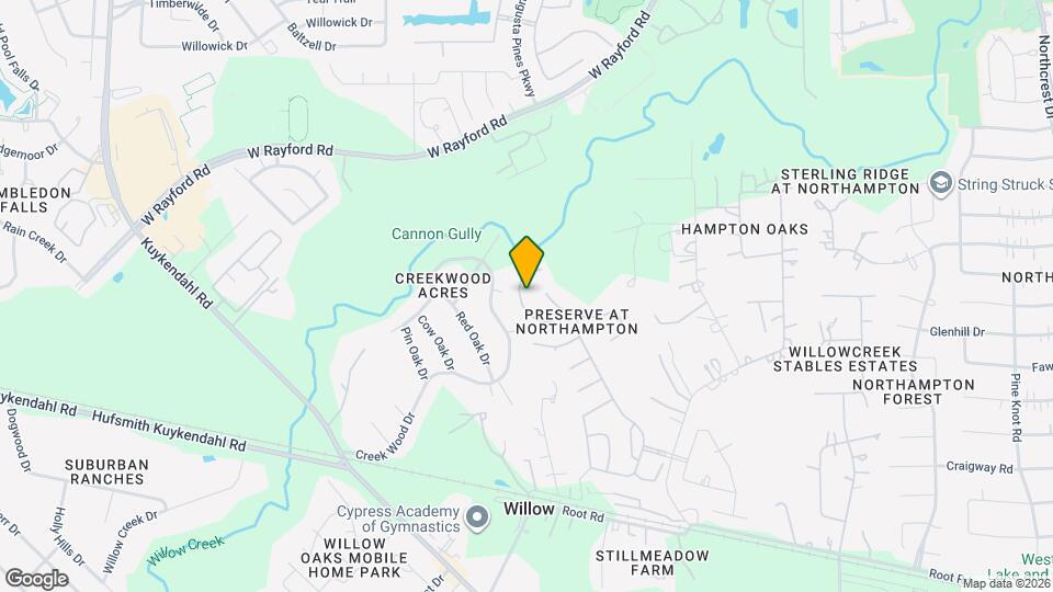 7610 Willow School Dr Map and Location Details