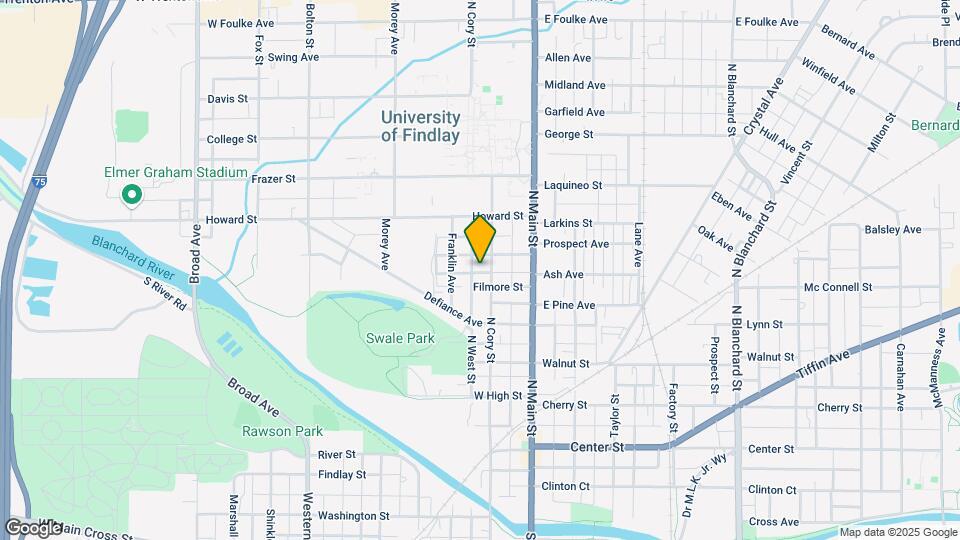 712 N Cory St-Unit -2 Map and Location Details