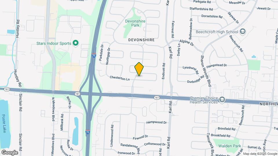 1374 Chesterton Square S Map and Location Details