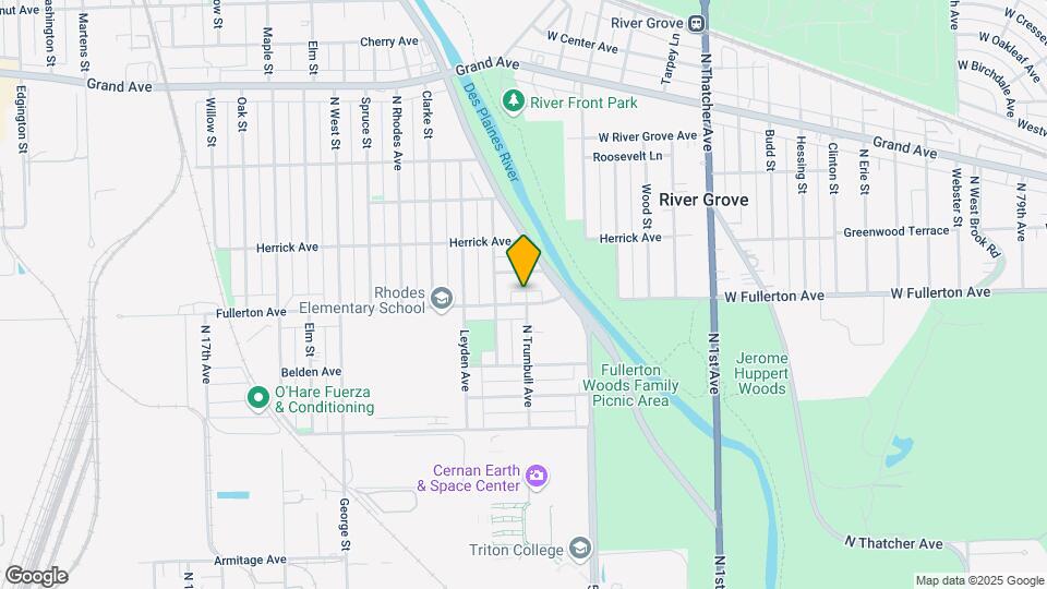 8666 Fullerton Ave Map and Location Details