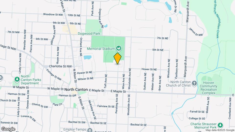 327 Pershing Ave NE Map and Location Details