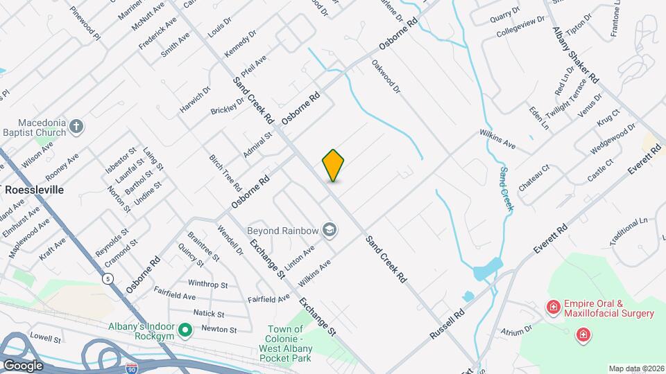 165 Sand Creek Rd Map and Location Details