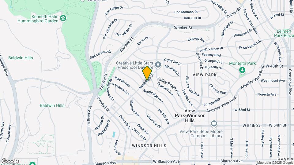 4256 Northridge Dr Map and Location Details