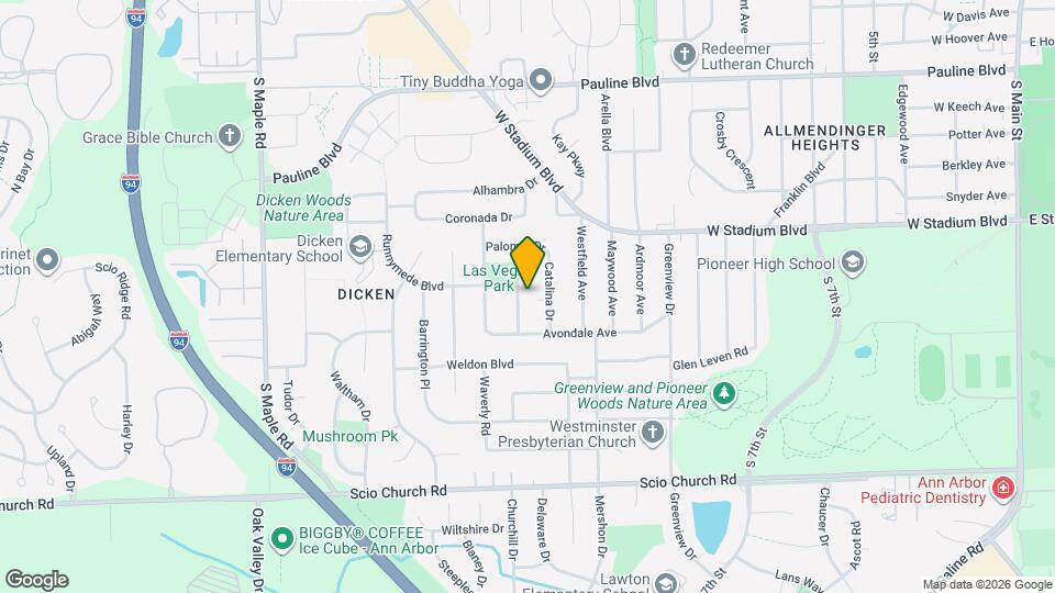 1507 Granada Ave Map and Location Details
