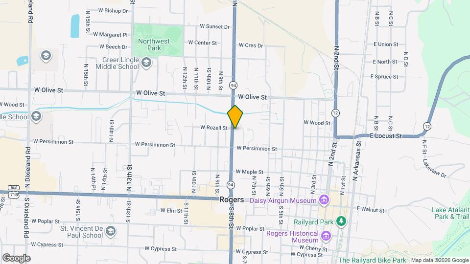 519 N 8th St Map and Location Details