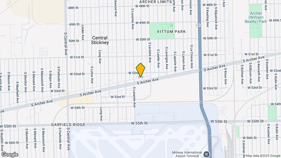5640 S Archer Ave Map and Location Details