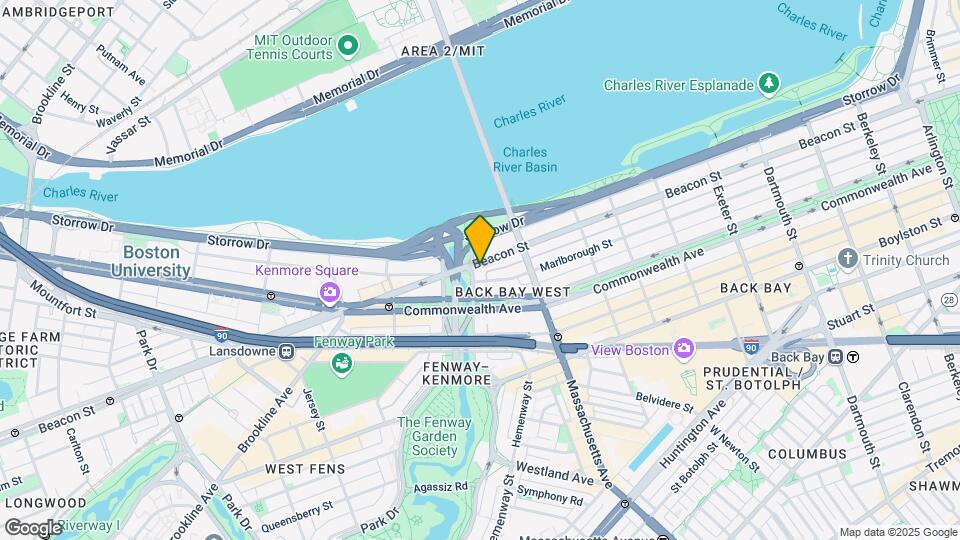 4 Charlesgate E Mapa y Detalles de la Ubicación