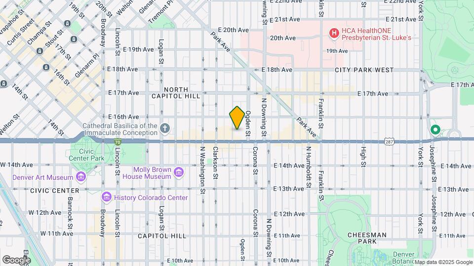 1528 Emerson St Map and Location Details