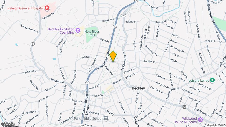 208 Croft St Map and Location Details