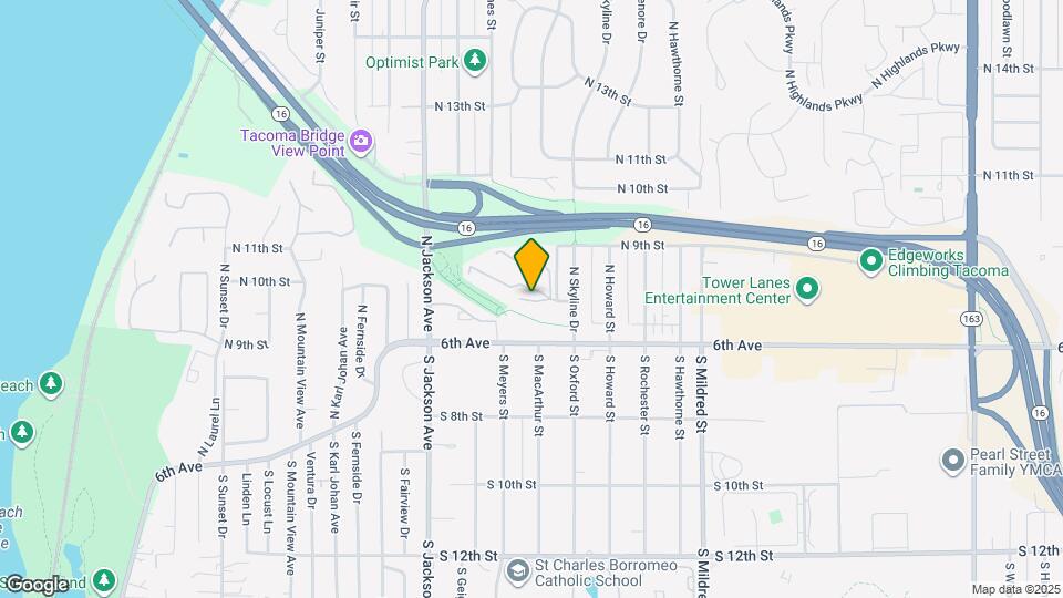 7304 N Skyview Pl Map and Location Details