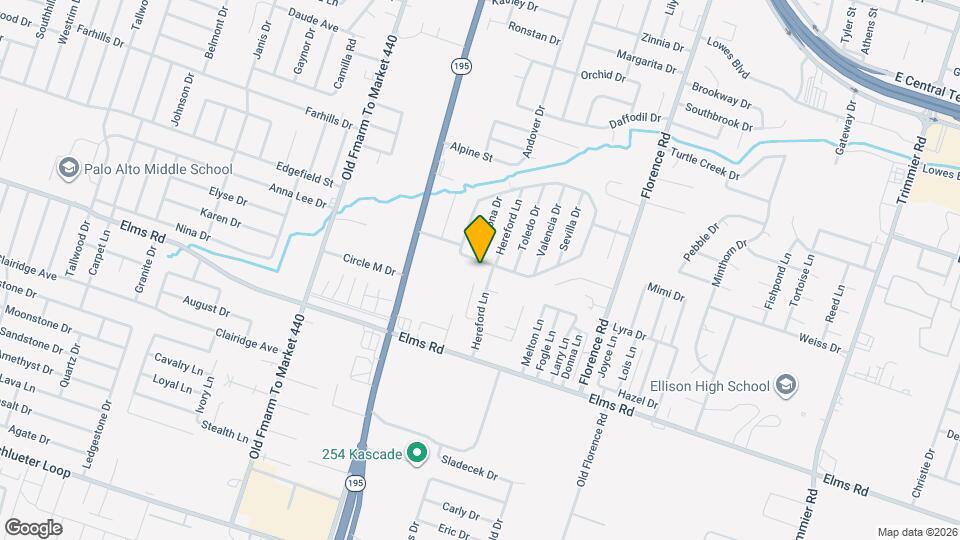 3402 Cantabrian Dr Map and Location Details