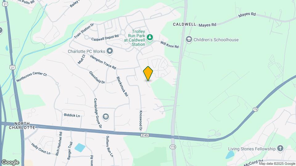 17124 Caldwell Track Dr Map and Location Details