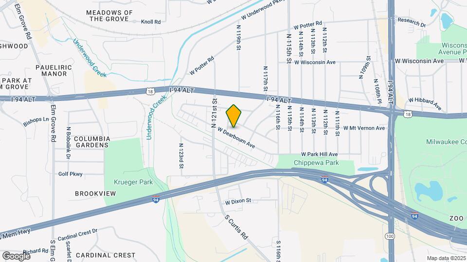 11918 W Dearbourn Ave Map and Location Details