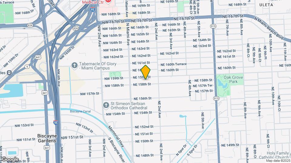 111 NE 158th St Map and Location Details