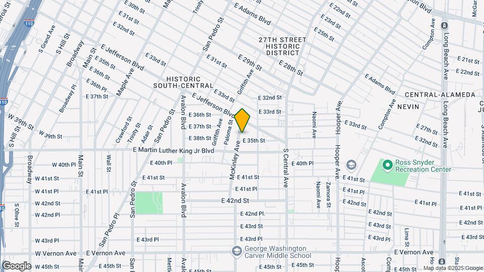 3438 McKinley Ave Map and Location Details