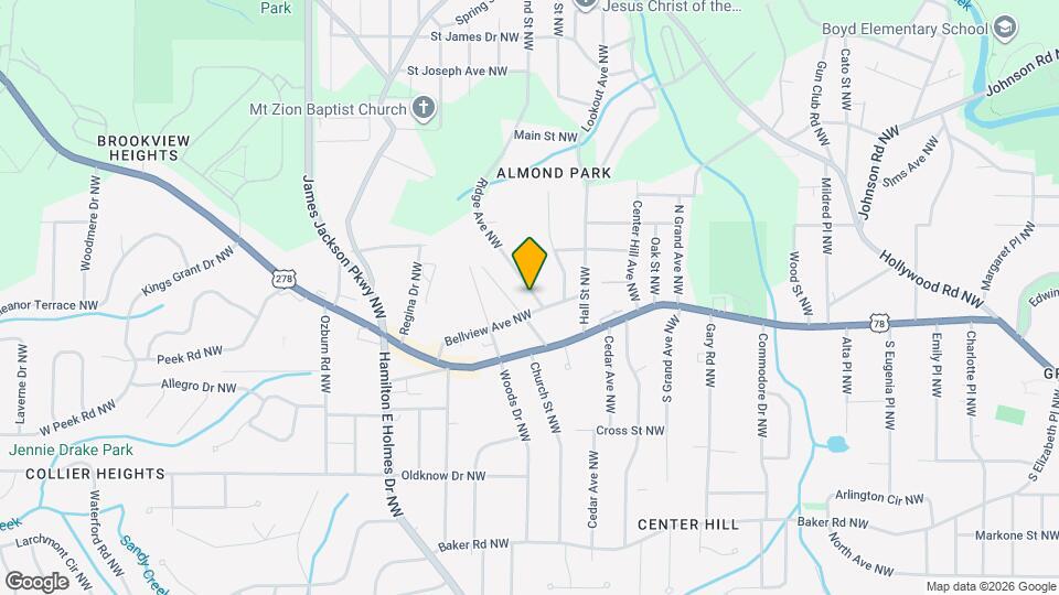 838 Ridge Ave NW Map and Location Details