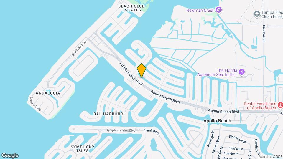 1045 Apollo Beach Blvd Map and Location Details