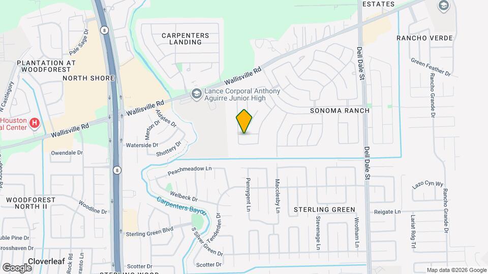 15710 Bannowsky Lane Map and Location Details