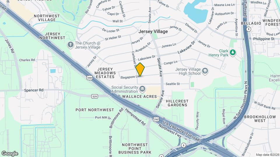 16121 Singapore Ln Map and Location Details