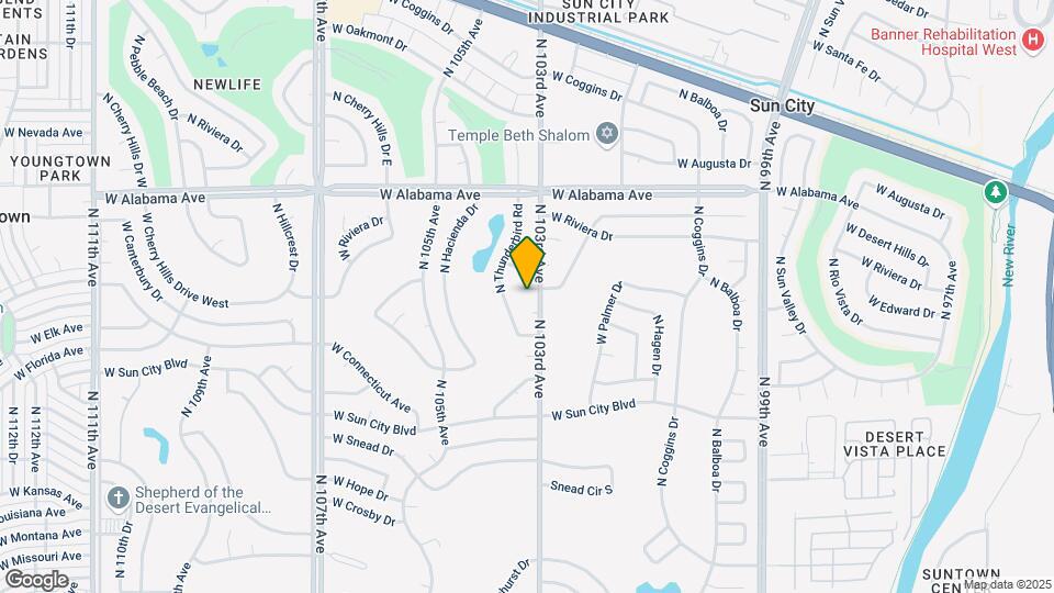 10309 W Desert Hills Dr Map and Location Details
