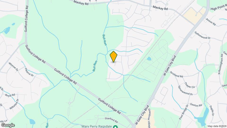 3802 Watercourse Ct Map and Location Details