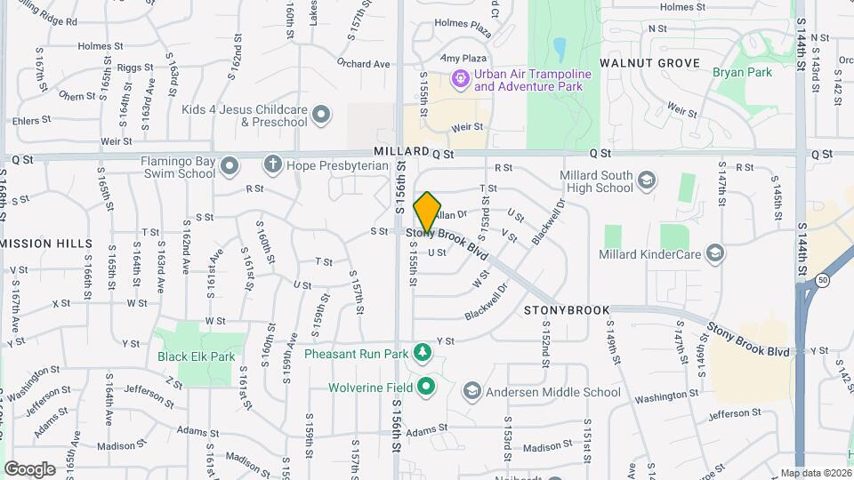 15423 Stony Brook Blvd Map and Location Details