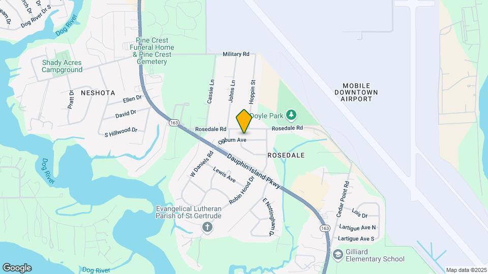1818 Ogburn Ave Map and Location Details