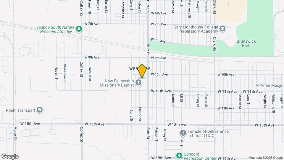 1029 Clinton St Map and Location Details