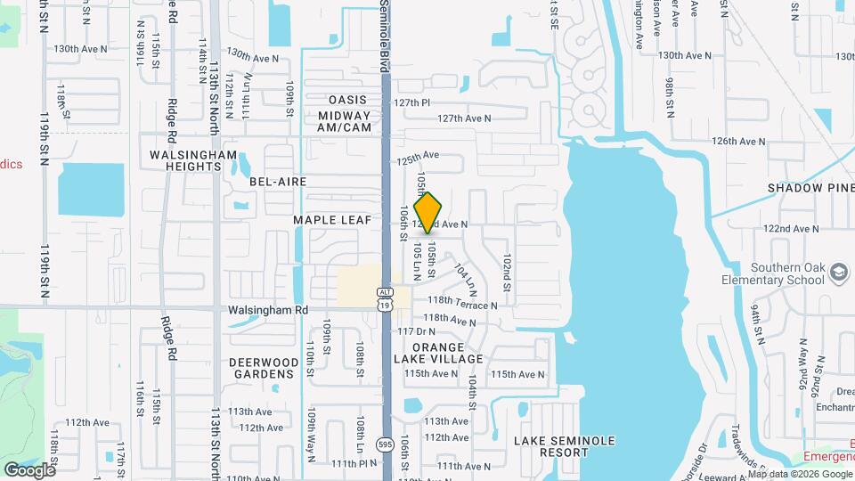 10512 121st Ave Map and Location Details