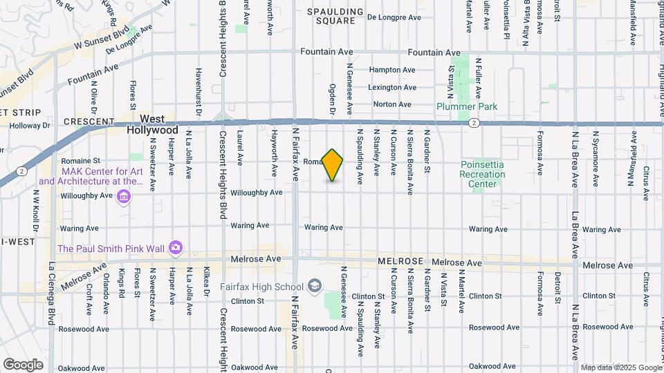 904 N Ogden Dr Map and Location Details