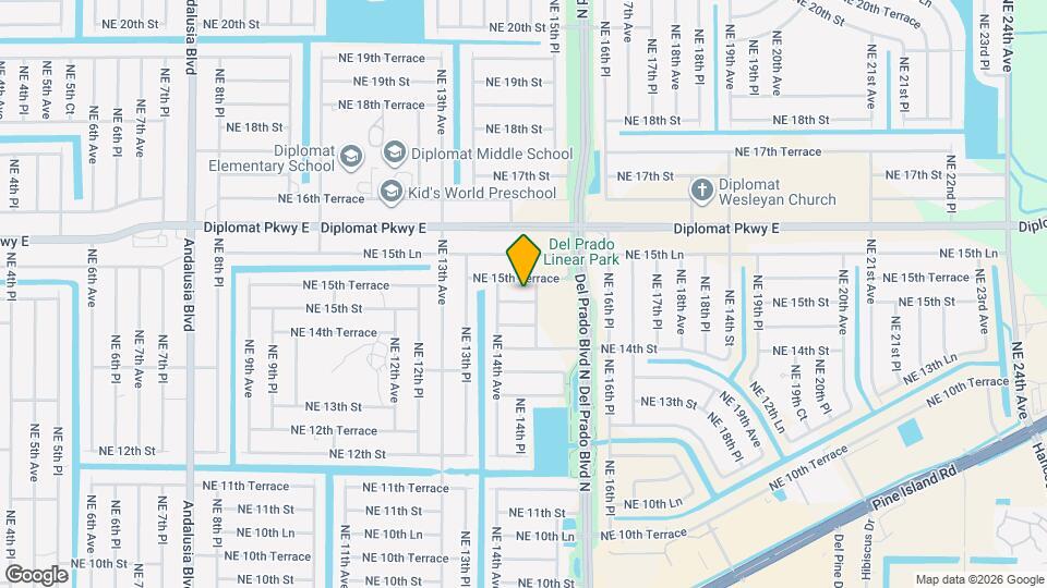 1415 NE 15th St Map and Location Details
