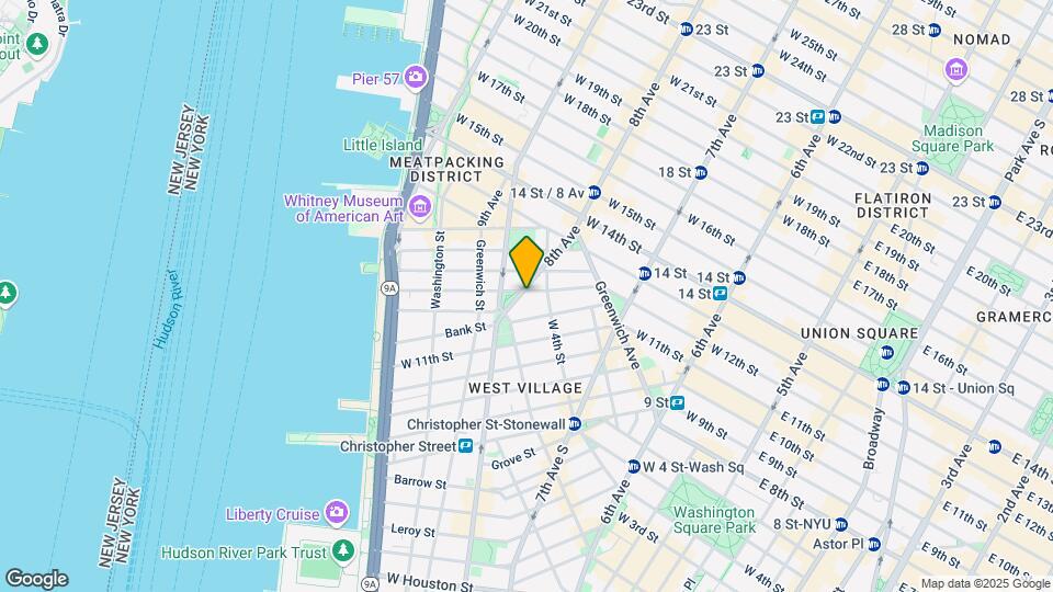 302 W 12th St-Unit -: 9F Map and Location Details