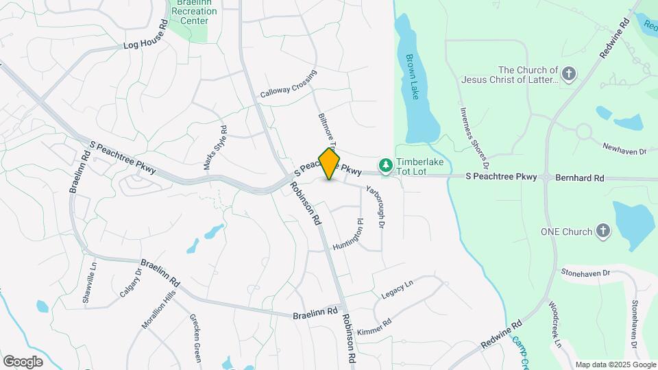 1709 Yarborough Dr Map and Location Details