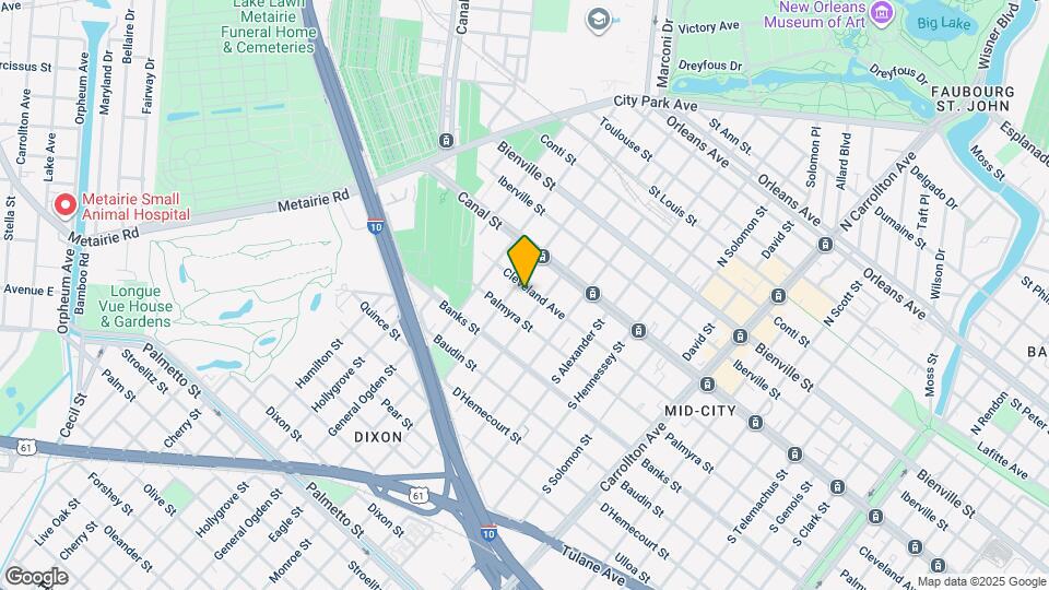 4624 Cleveland Ave Map and Location Details