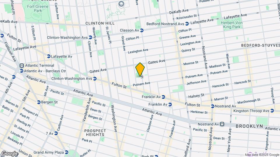 50 Irving Place, Unit Apt 1 Mapa y Detalles de la Ubicación