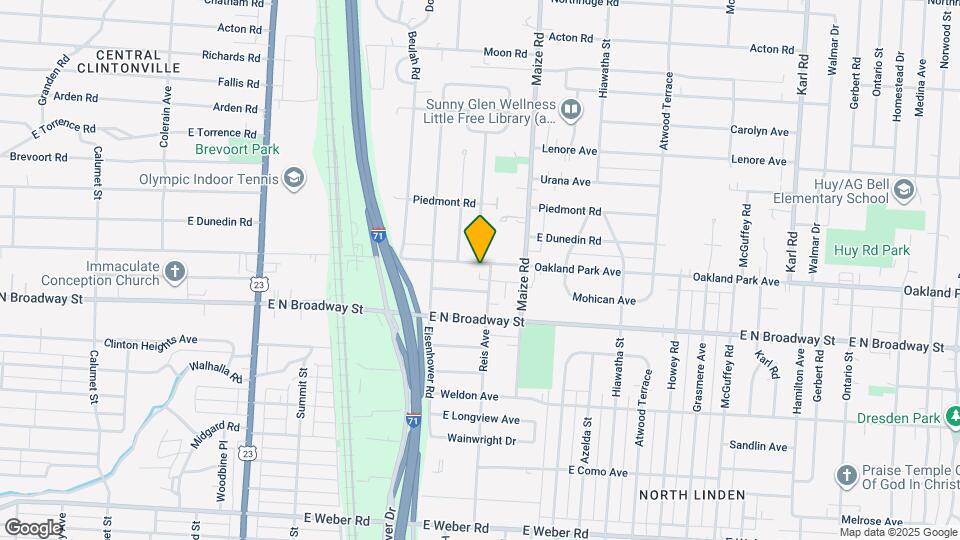 859 Oakland Park Ave Map and Location Details