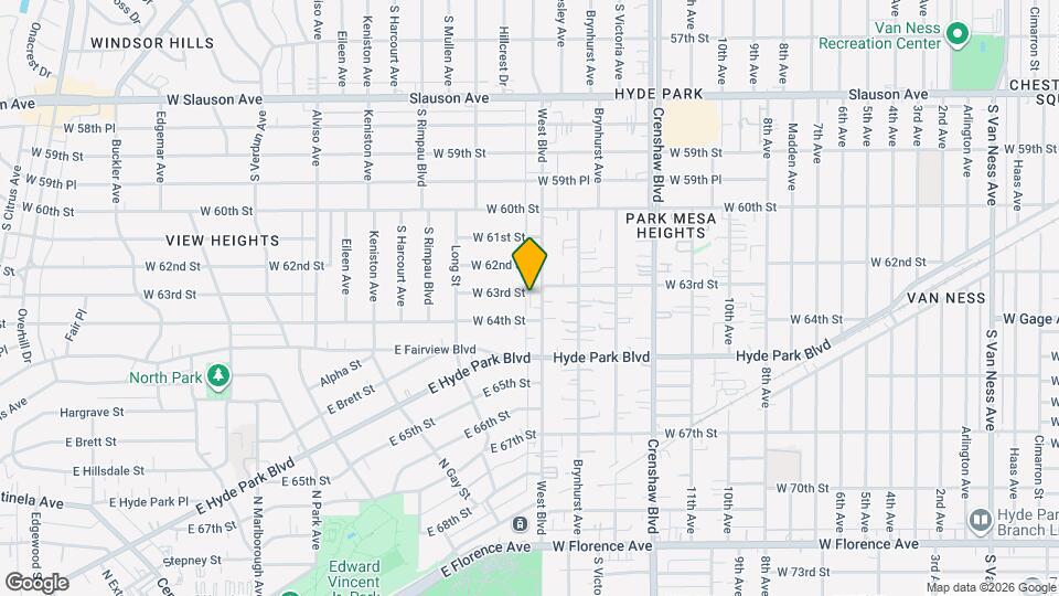 3602 W 63rd St Mapa y Detalles de la Ubicación