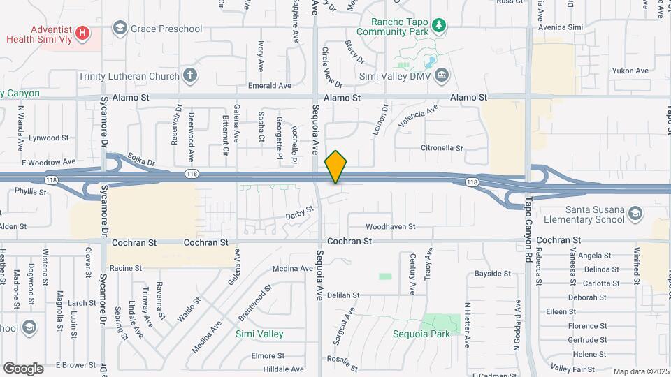 3439 Highwood Ct Map and Location Details