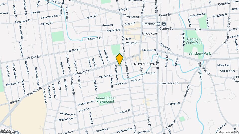 18 Chester Ave, Unit Apt for Rent in Brockton Map and Location Details