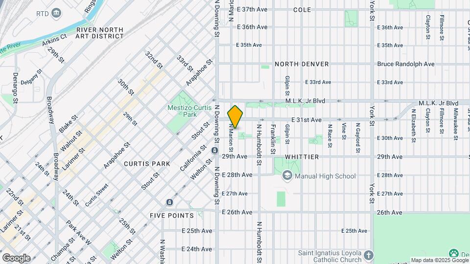3020 N Marion St Map and Location Details