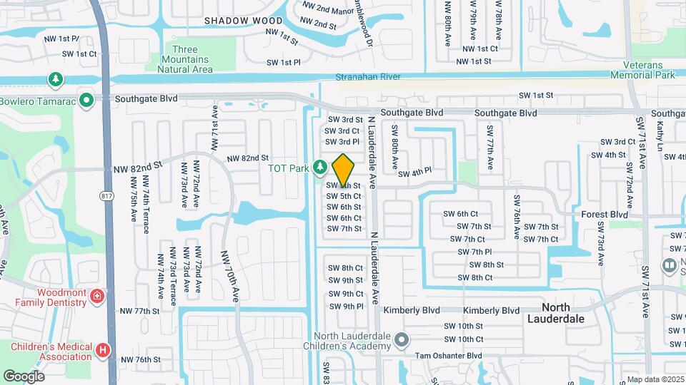 8201 SW 5th Ct Map and Location Details