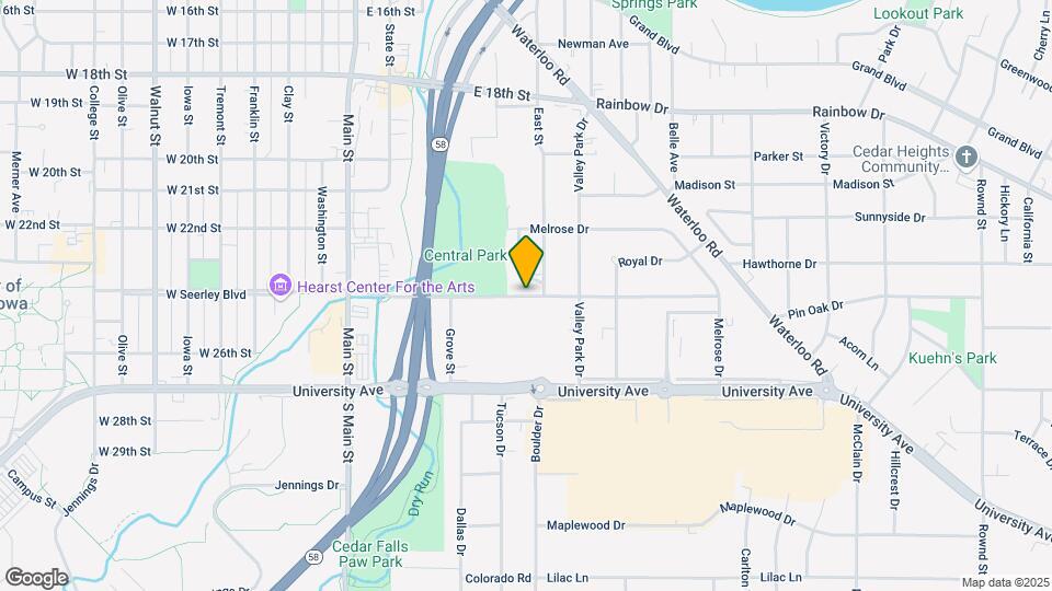 620 E Seerley Blvd Map and Location Details