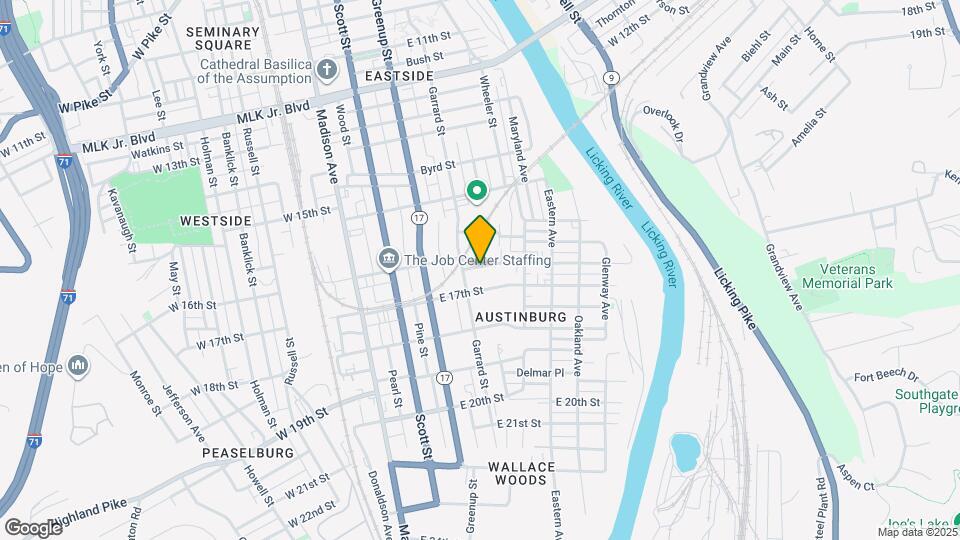 313 E 16th St Map and Location Details