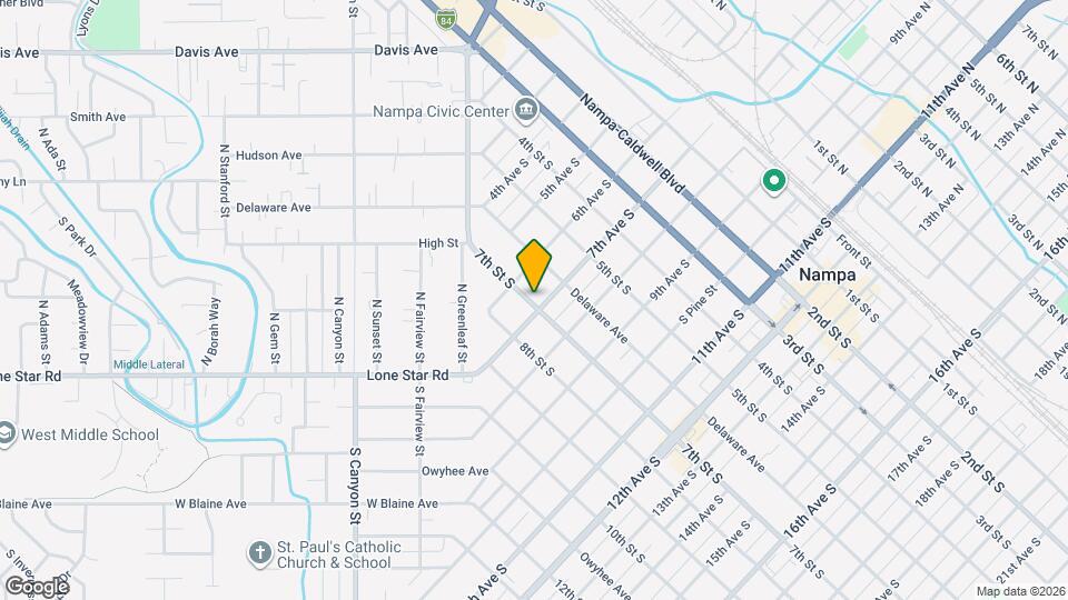 623 7th Ave S Map and Location Details