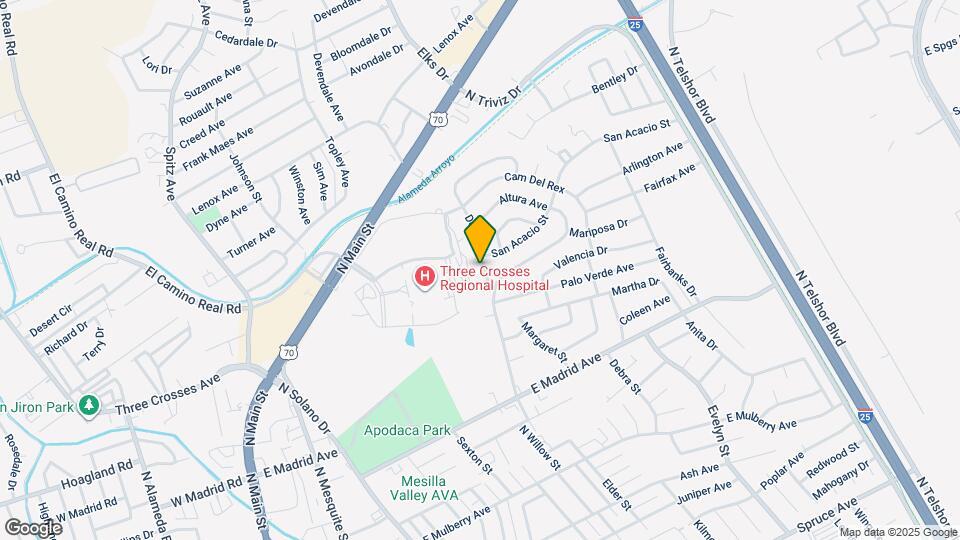 2535 Desert Dr Map and Location Details