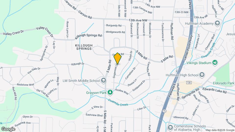 1169 Dogwood Ln Map and Location Details