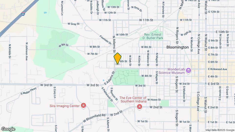 1218 W Kirkwood Ave Map and Location Details